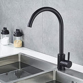 Rico Kitchen Faucet Mixer Table Mount (Black) - Marcoware