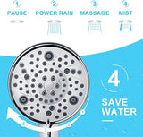 8 Mode Hand shower With Hose & Overhead Shower Adapter - Marcoware