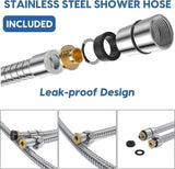 8 Mode Hand shower With Hose & Overhead Shower Adapter - Marcoware