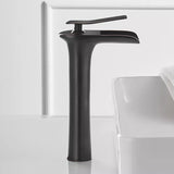 Waterfall Design Single Lever Basin Mixer with Hot & Cold Pipes