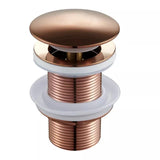Pop Up Full Thread Waste Coupling , Rose Gold