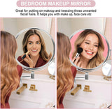 Adjustable Magnifying Bathroom Mirror - Marcoware