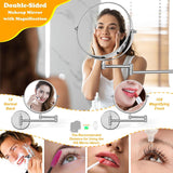 Adjustable Magnifying Bathroom Mirror - Marcoware