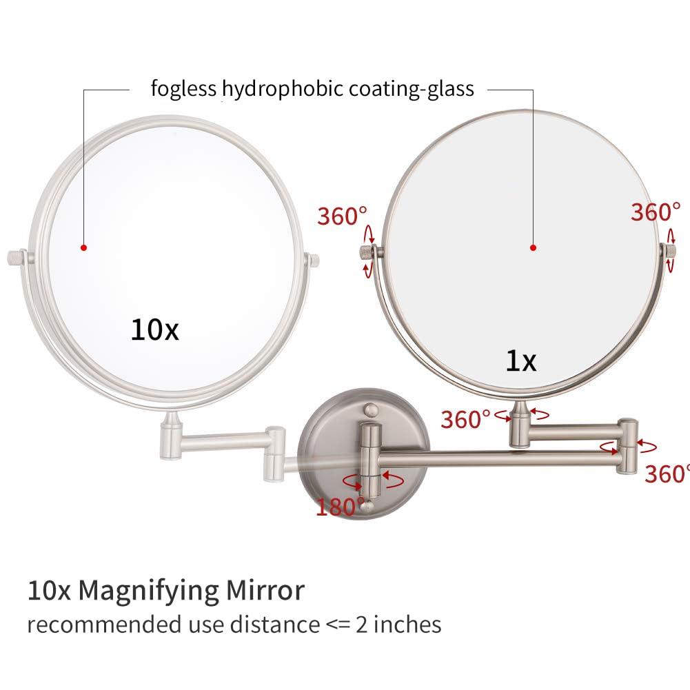 Adjustable Magnifying Bathroom Mirror - Marcoware