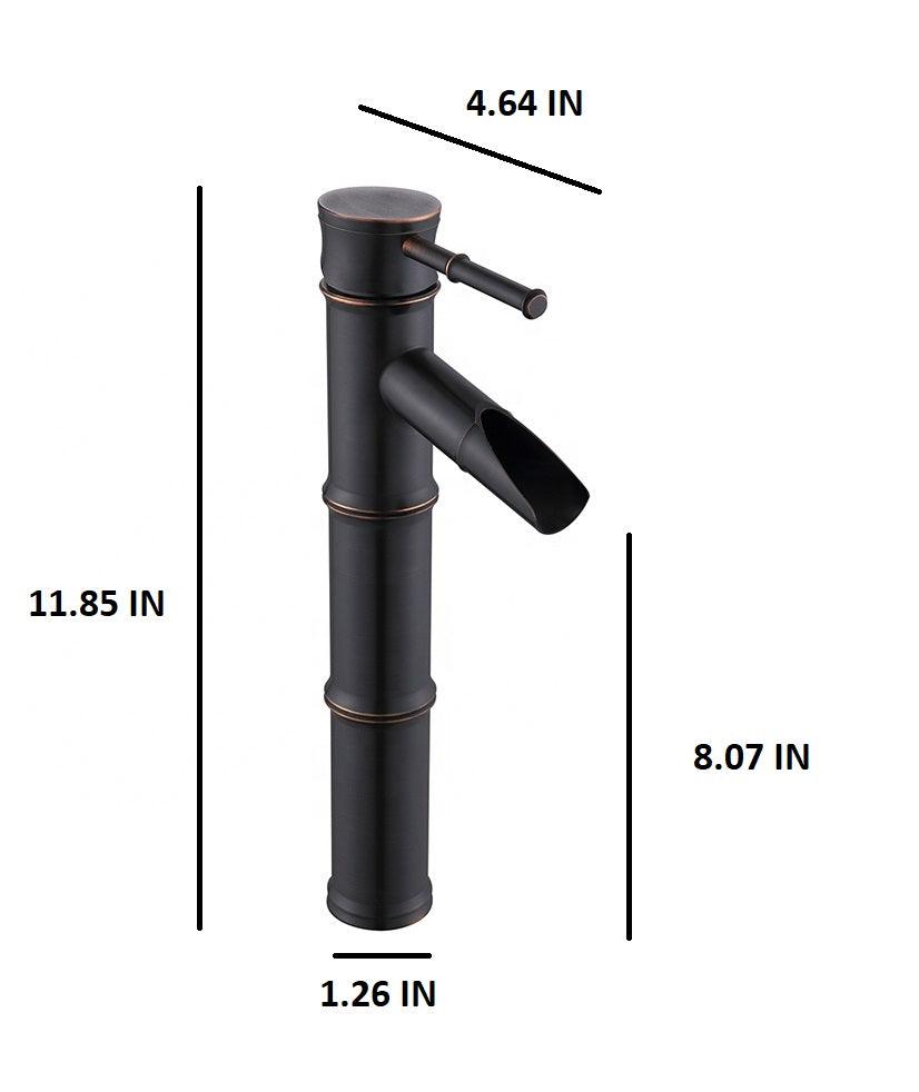 Antique Bamboo Waterfall Basin Mixer - Marcoware