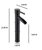 Antique Bamboo Waterfall Basin Mixer - Marcoware