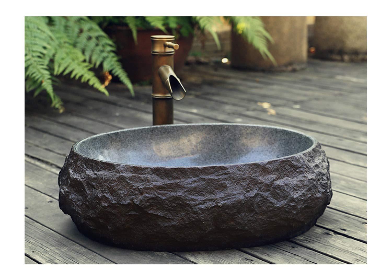 Antique Bamboo Waterfall Basin Mixer - Marcoware