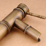 Antique Bamboo Waterfall Basin Mixer - Marcoware