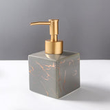 Ceramic Antique Marble Finish Soap / Oil Dispenser - Marcoware