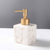 Ceramic Antique Marble Finish Soap / Oil Dispenser - Marcoware