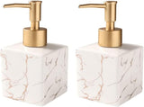 Ceramic Antique Marble Finish Soap / Oil Dispenser - Marcoware