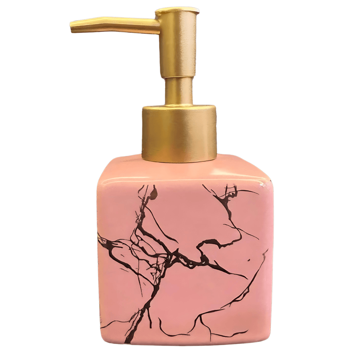 Ceramic Antique Marble Finish Soap / Oil Dispenser - Marcoware