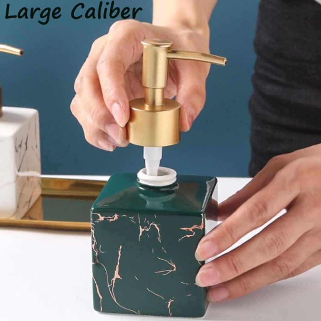 Ceramic Antique Marble Finish Soap / Oil Dispenser - Marcoware