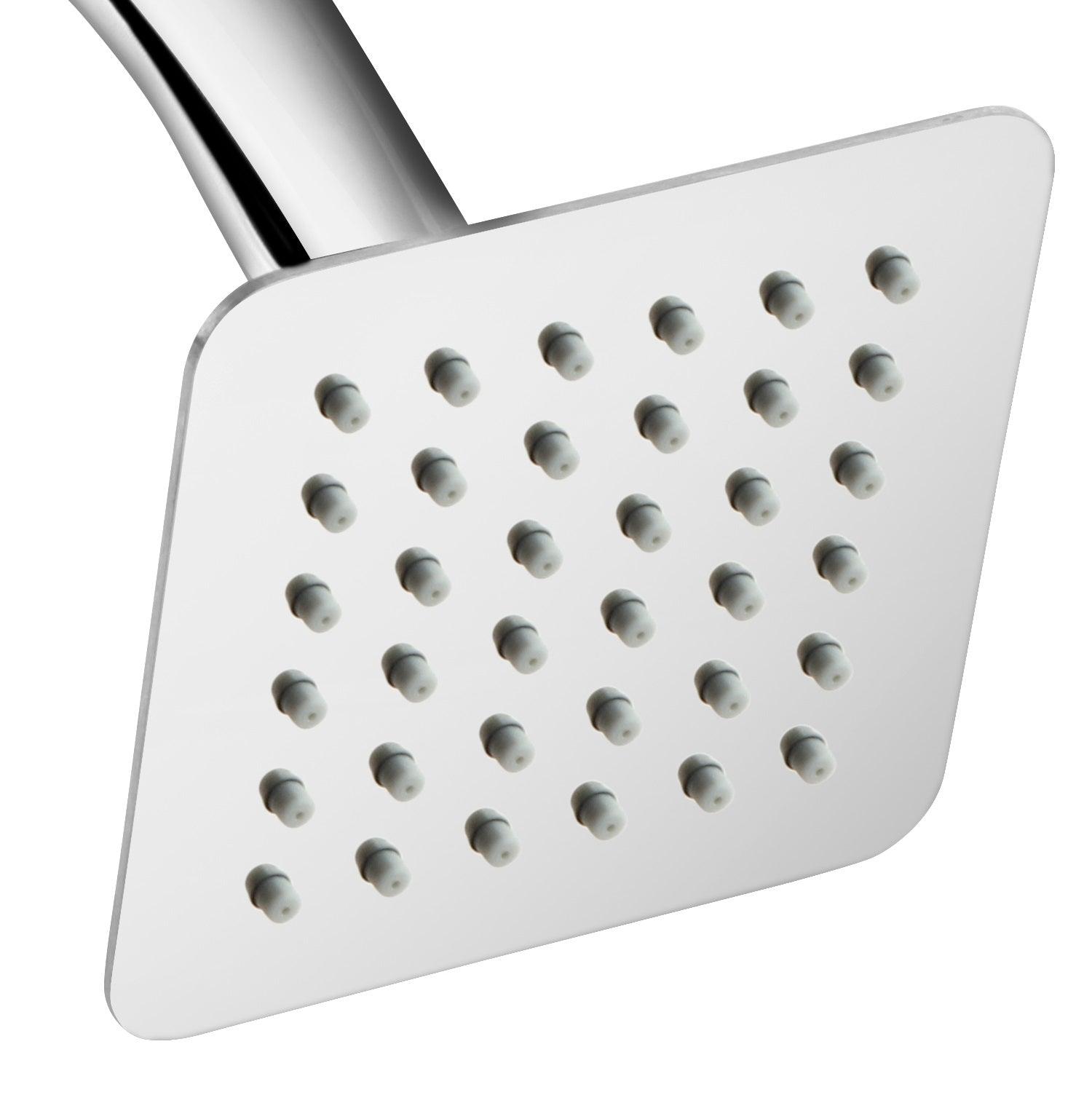 Heavy Duty Stainless Steel Trident Square Shower (Chrome) - Marcoware