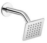 Premium Chrome Stainless Steel Rain Shower Head by Breezo - Marcoware