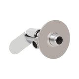 Sleek Chrome Angle Valve with Wall Flange - Marcoware