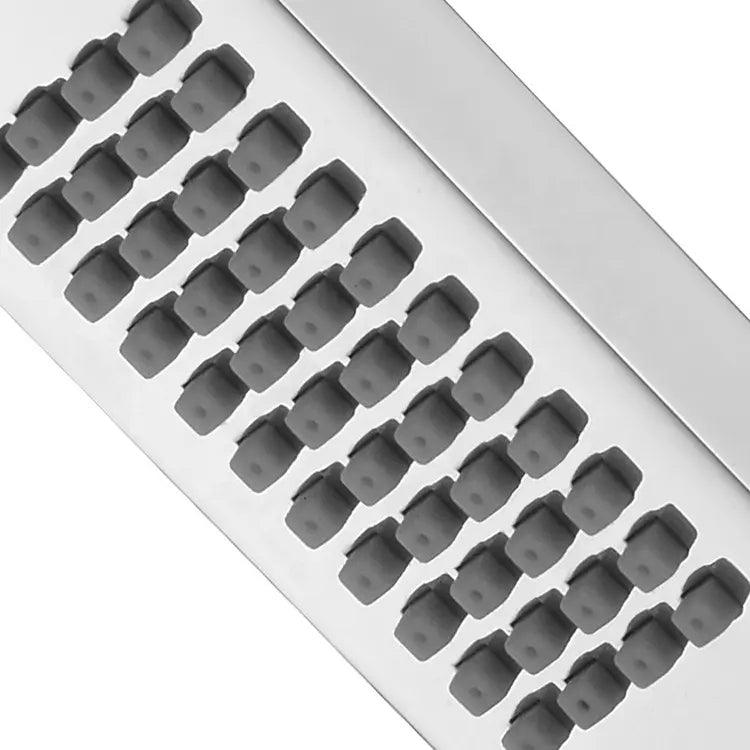 Sleek Rectangular Brass Hand Shower in Chrome - Marcoware