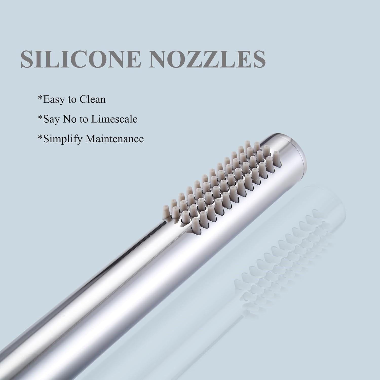 Sleek Round Brass Hand Shower , Chrome - Marcoware