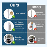 Sleek Round Brass Hand Shower , Chrome - Marcoware