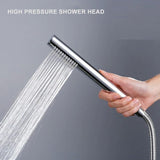 Sleek Round Brass Hand Shower , Chrome - Marcoware