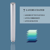 Sleek Round Brass Hand Shower , Chrome - Marcoware