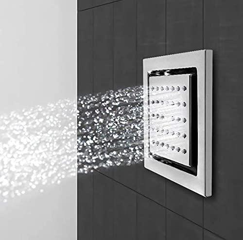 Square Wall Jet Shower with Concealed Body & Adjustable Angle - Marcoware