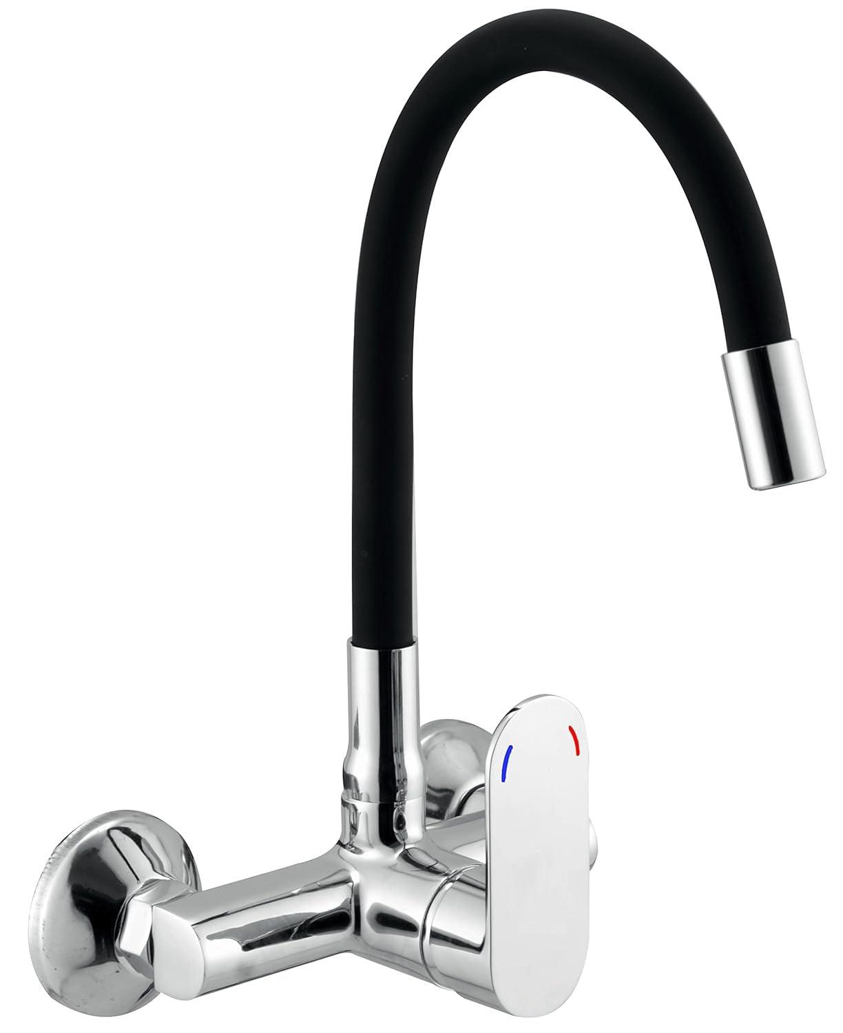 Wall Mounted Sink Mixer with Flexible 360° Swivel Spout - Marcoware