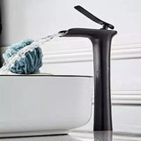 Waterfall Design Single Lever Basin Mixer with Hot & Cold Pipes - Marcoware