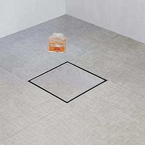 304 Stainless Steel Square Tile Insert Floor Drain/Shower Drain - Marcoware