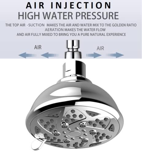 4" Ivy Overhead Shower, Multi Function With Mist - Marcoware