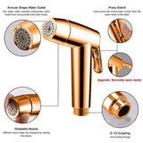 ABS Dual Flow Health Faucet - Rose Gold - Marcoware