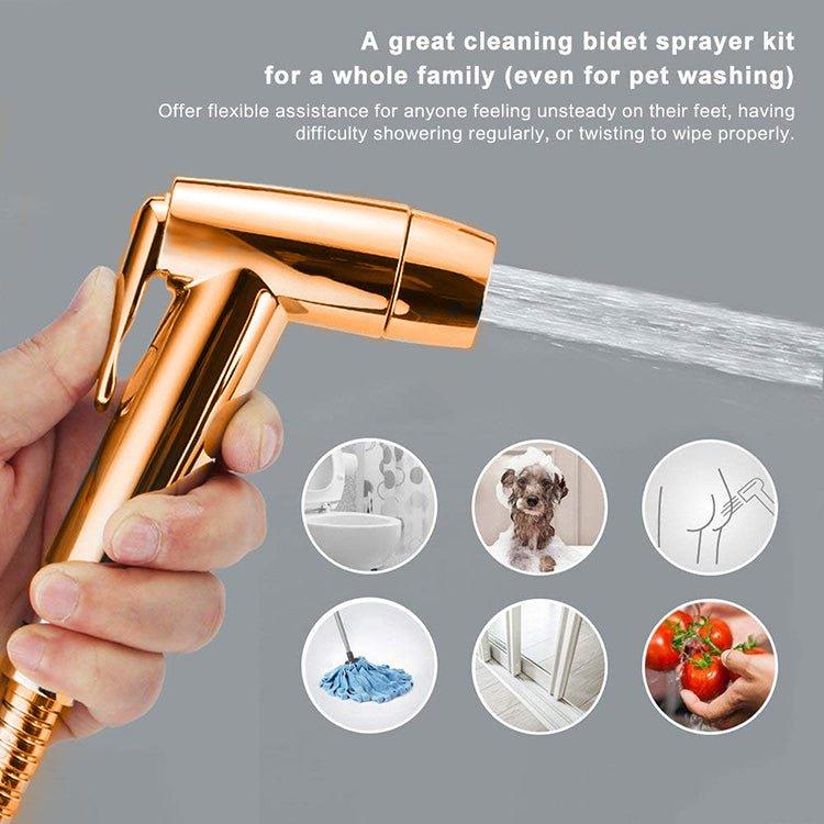 ABS Dual Flow Health Faucet - Rose Gold - Marcoware