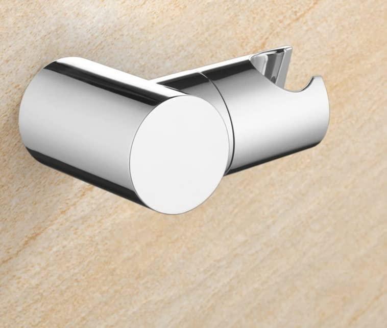ABS Plastic Wall Mounted Hook for Faucet and Hand Shower (Adjustable Angle), Chrome Finish - Marcoware