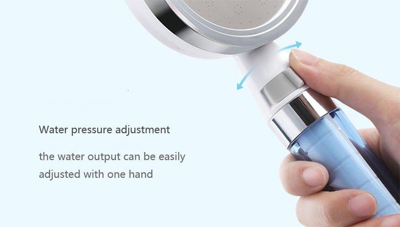 Adjustable Pressure Hand Shower with Replaceable Cartridge - Marcoware