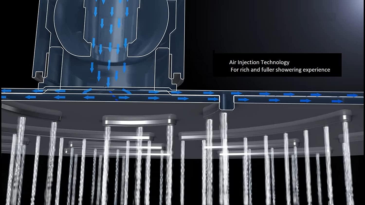 Amaze Round Stainless Steel Chrome Shower Head - Marcoware