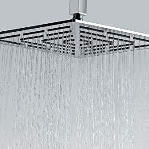 Amaze Square Stainless Steel Chrome Shower Head - Marcoware