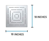 Amaze Square Stainless Steel Chrome Shower Head - Marcoware
