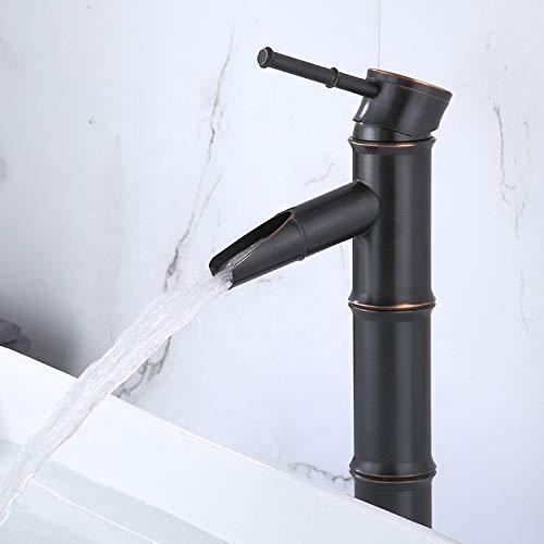 Antique Bamboo Waterfall Basin Mixer - Marcoware