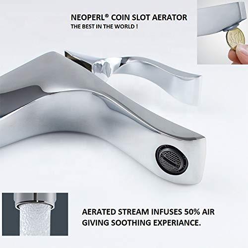 Antique Brass Twisty Tall Basin Mixer - Marcoware