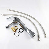 Antique Brass Twisty Tall Basin Mixer - Marcoware