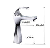 Antique Brass Twisty Tall Basin Mixer - Marcoware