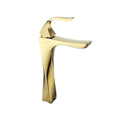 Antique Brass Twisty Tall Basin Mixer - Marcoware