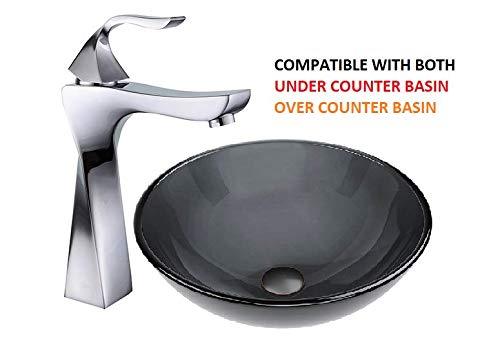 Antique Brass Twisty Tall Basin Mixer - Marcoware