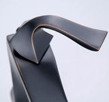 Antique Brass Twisty Tall Basin Mixer - Marcoware