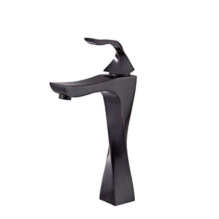 Antique Brass Twisty Tall Basin Mixer - Marcoware