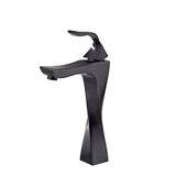 Antique Brass Twisty Tall Basin Mixer - Marcoware