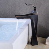 Antique Brass Twisty Tall Basin Mixer - Marcoware