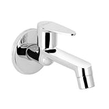 Brass Chrome Leaf Sleek Faucet Tap with Wall Flange - Marcoware