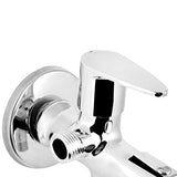 Brass Leaf 2 - Way Angle Valve, Chrome Polished - Marcoware