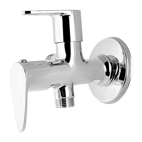Brass Leaf 2 - Way Angle Valve, Chrome Polished - Marcoware